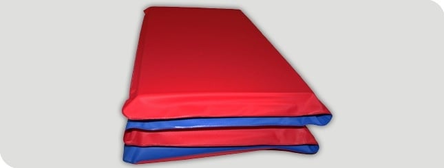Basic Kinder Mat features 5-mil vinyl covering.
