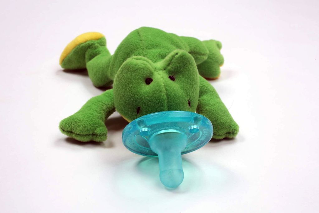 WubbaNub Pacifier Classic Green Frog