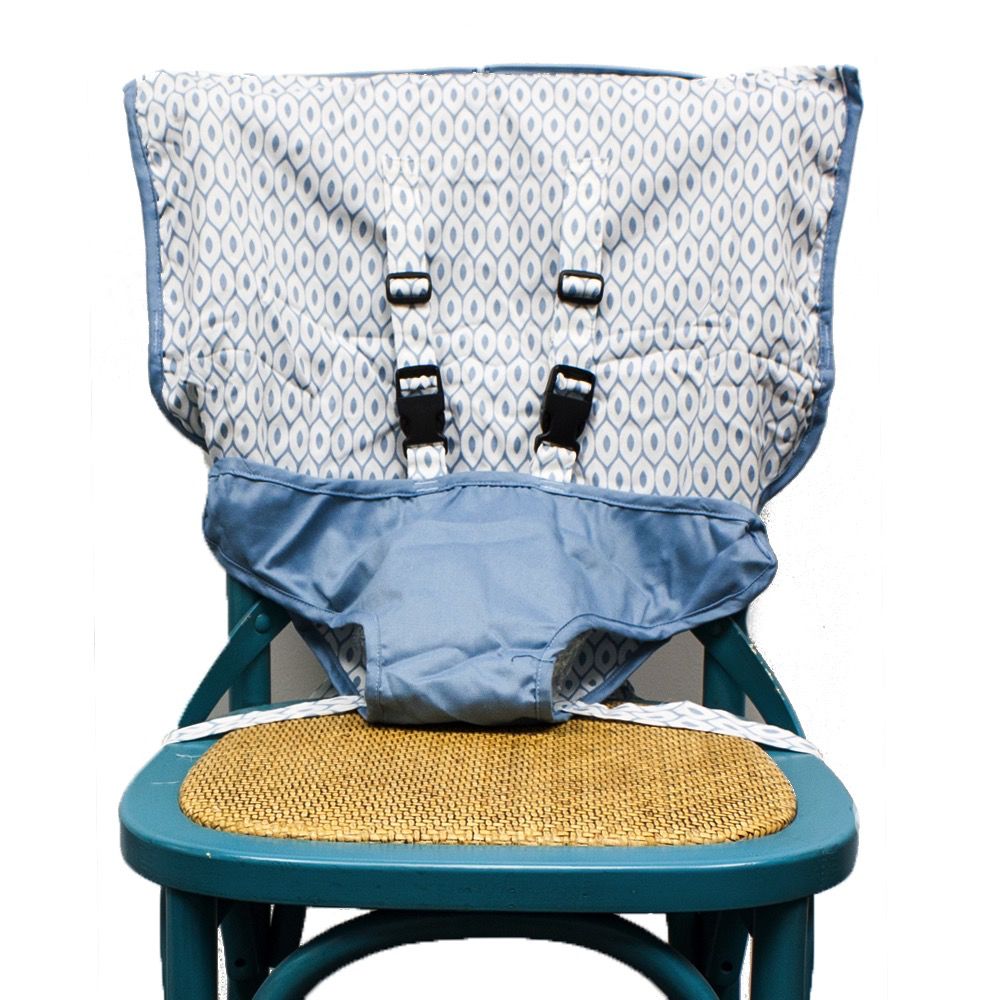 Mint Marshmallow Travel Seat : Steel Blue