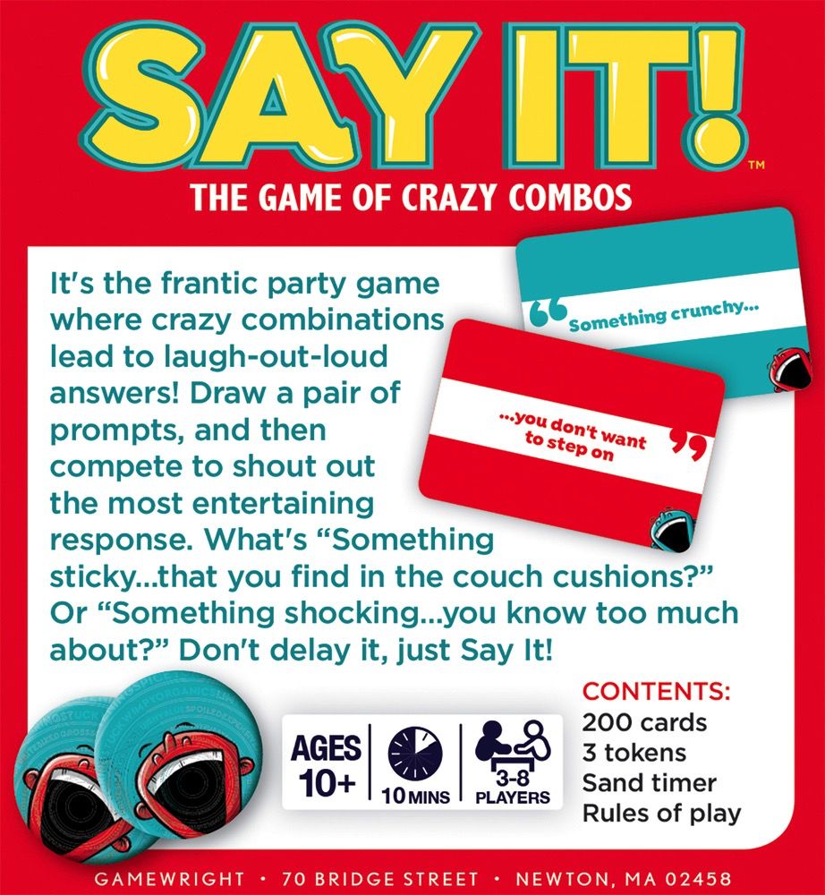 Say It! The Party Game of Crazy Combos
