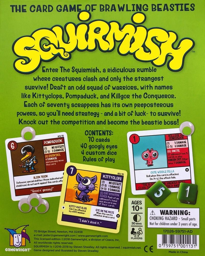 Squirmish Card Game