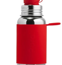 Pura Sport Stainless Steel Bottle Red Sleeve 550ml