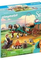 Playmobil Spirit - Lucky's Dad & Wagon