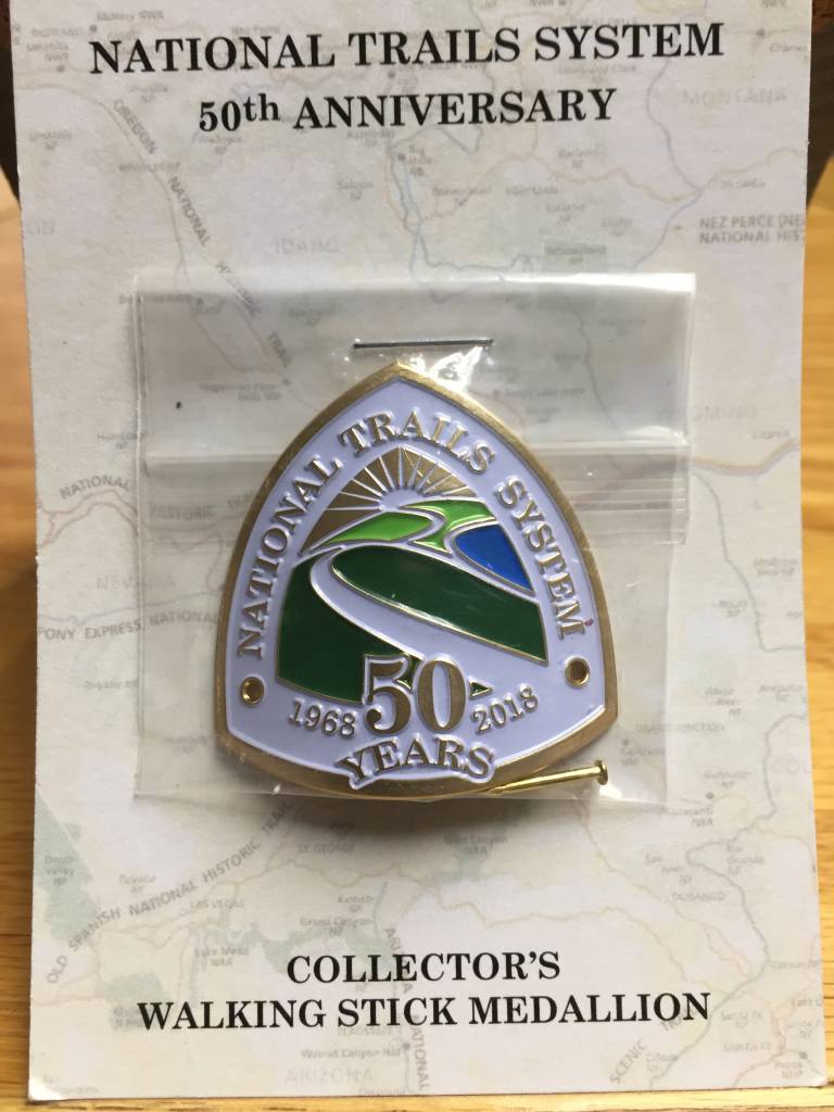 Walking Stick Medallion Trails 50 year