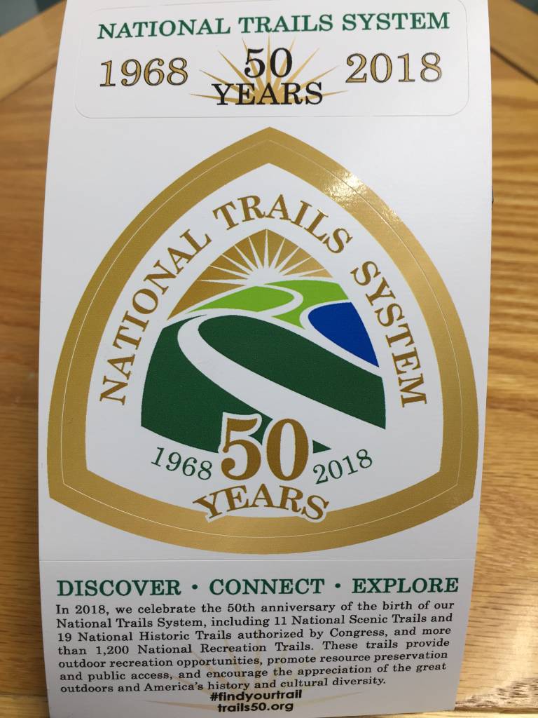 Sticker Trails 50 year