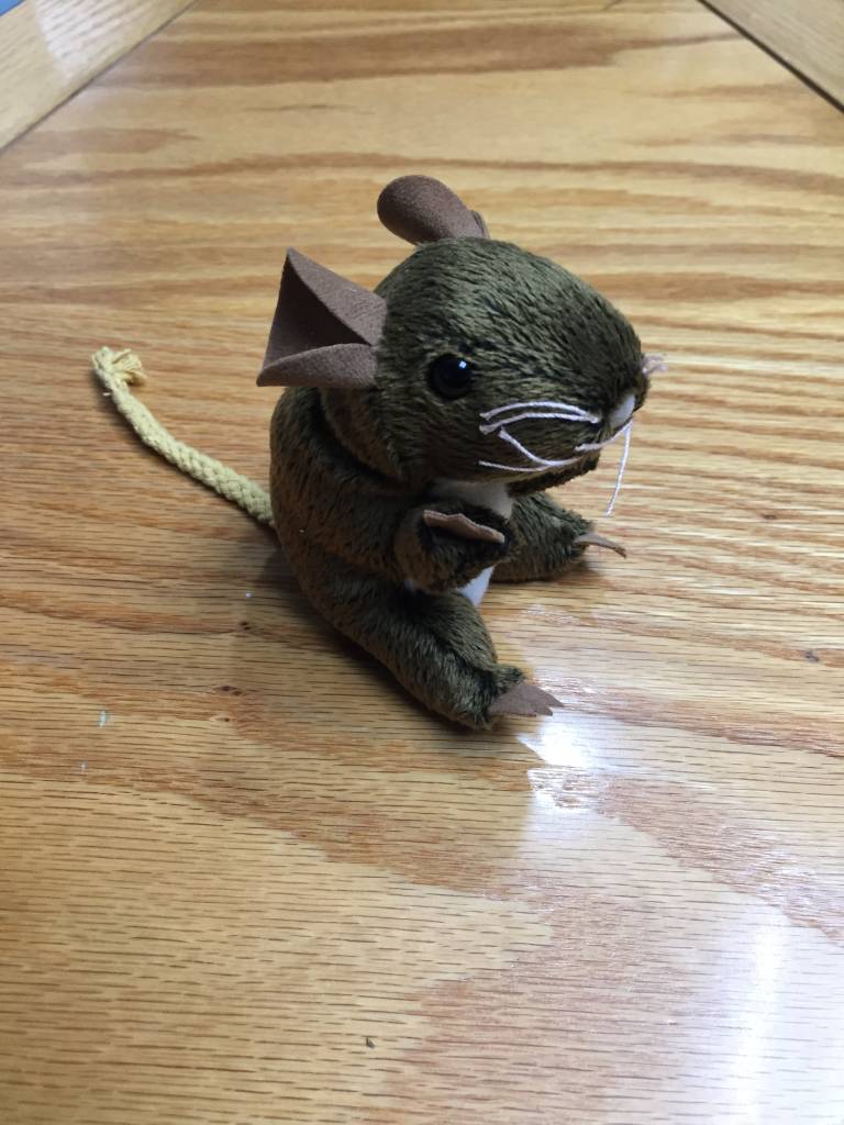 Finger puppet mouse