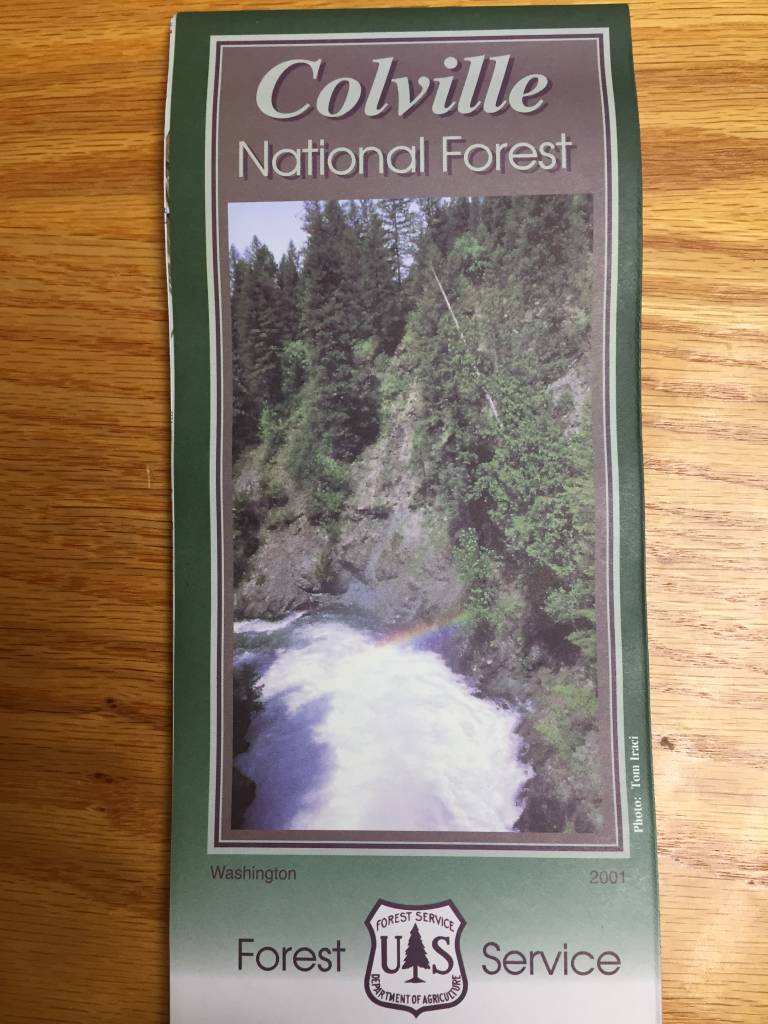 Colville National Forest Map