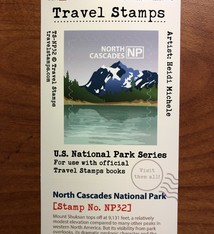 Sticker North Cascades National Park Stamp