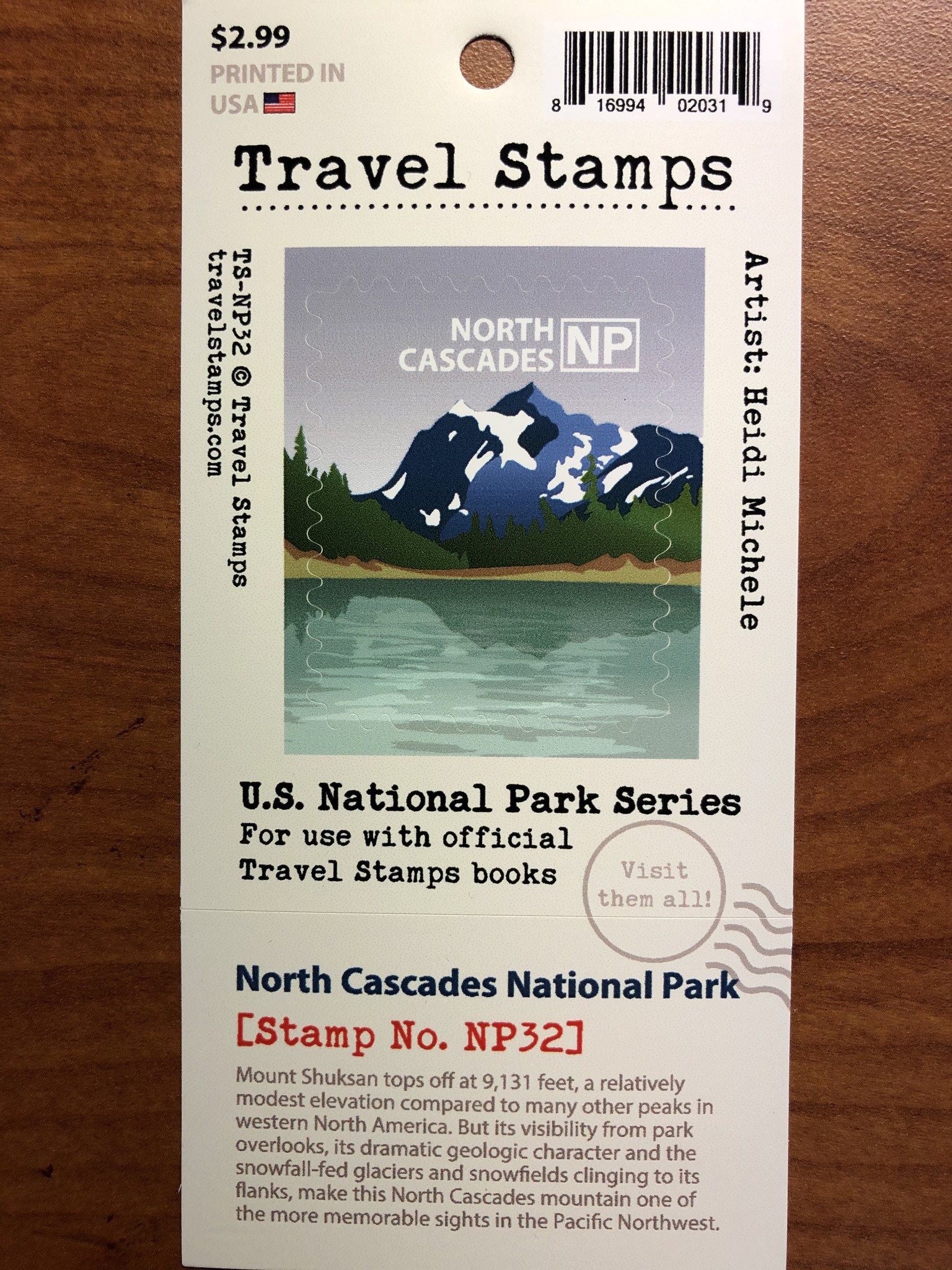North Cascades National Park Stamp