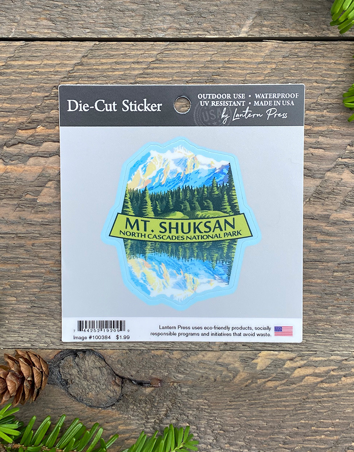 Sticker Mt. Shuksan Die Cut Small