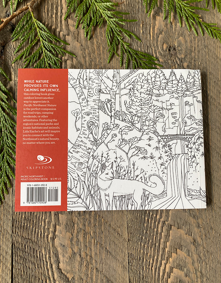 Pacific Northwest  Nature: Coloring for Calm and Mindful Observation