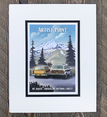 Poster Artist Point Matted 8 x 10