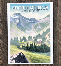 Poster Heather Meadows 9 x 12 Print