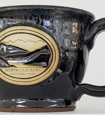 Mug Latte Stone  Silvery night