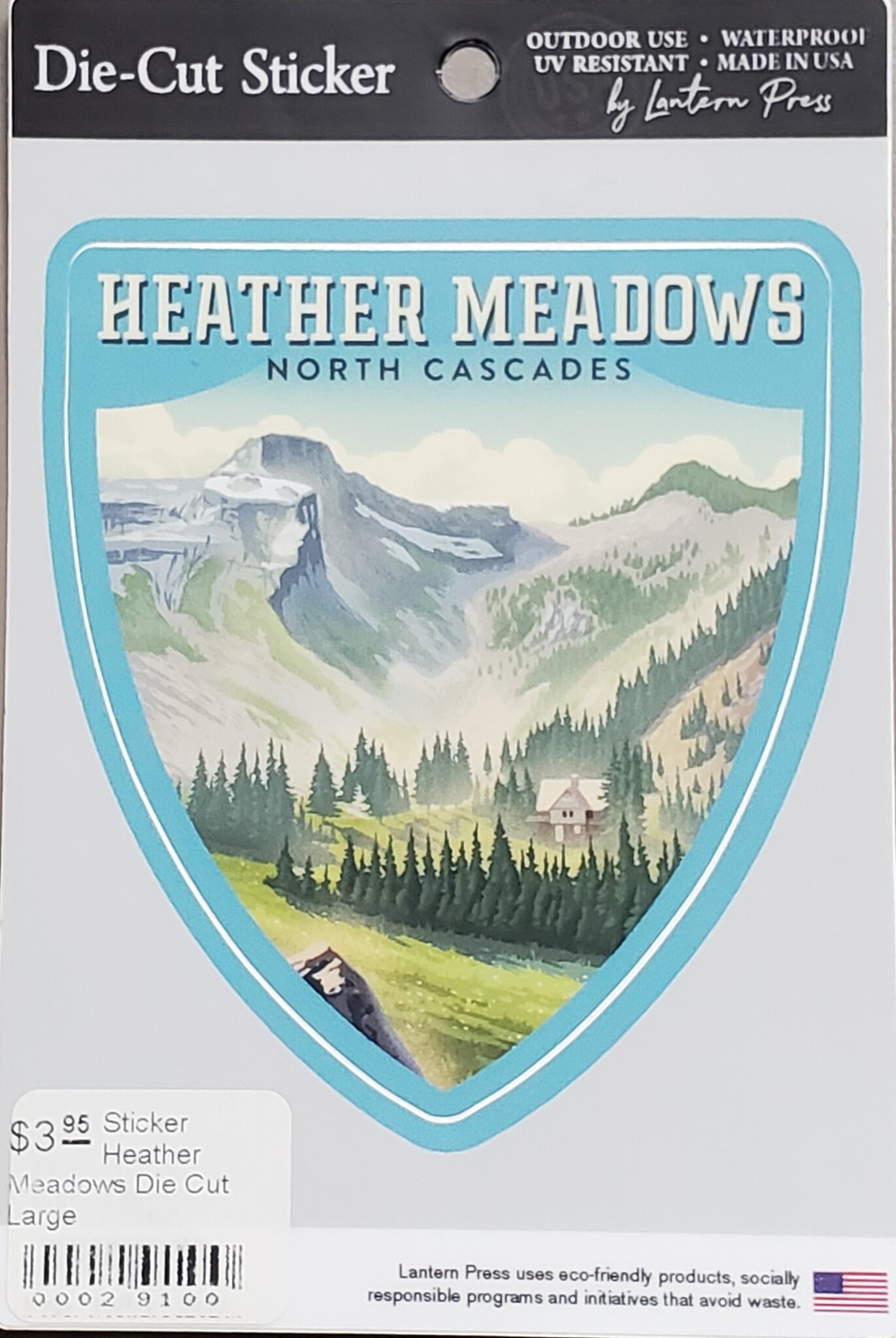 Sticker Heather Meadows Die Cut Large