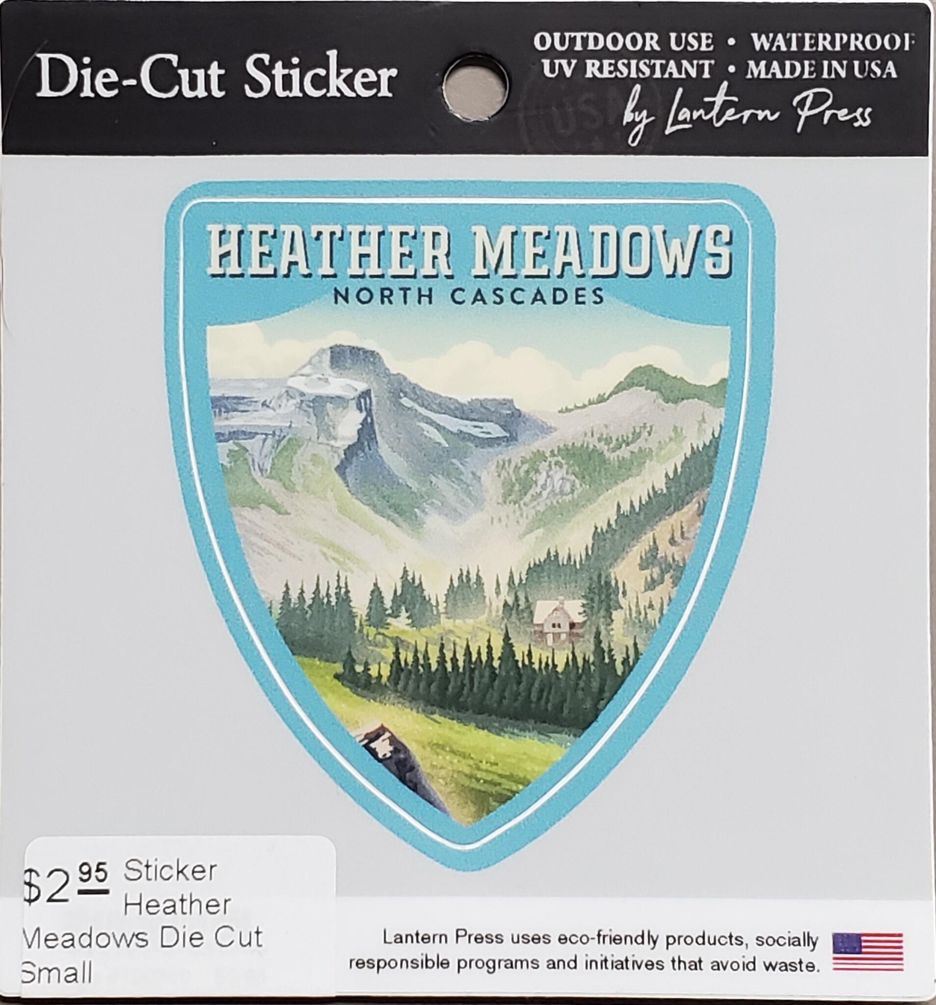 Sticker Heather Meadows Die Cut Small
