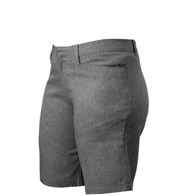 Junior Grey Gabardine Shorts (4037JR)