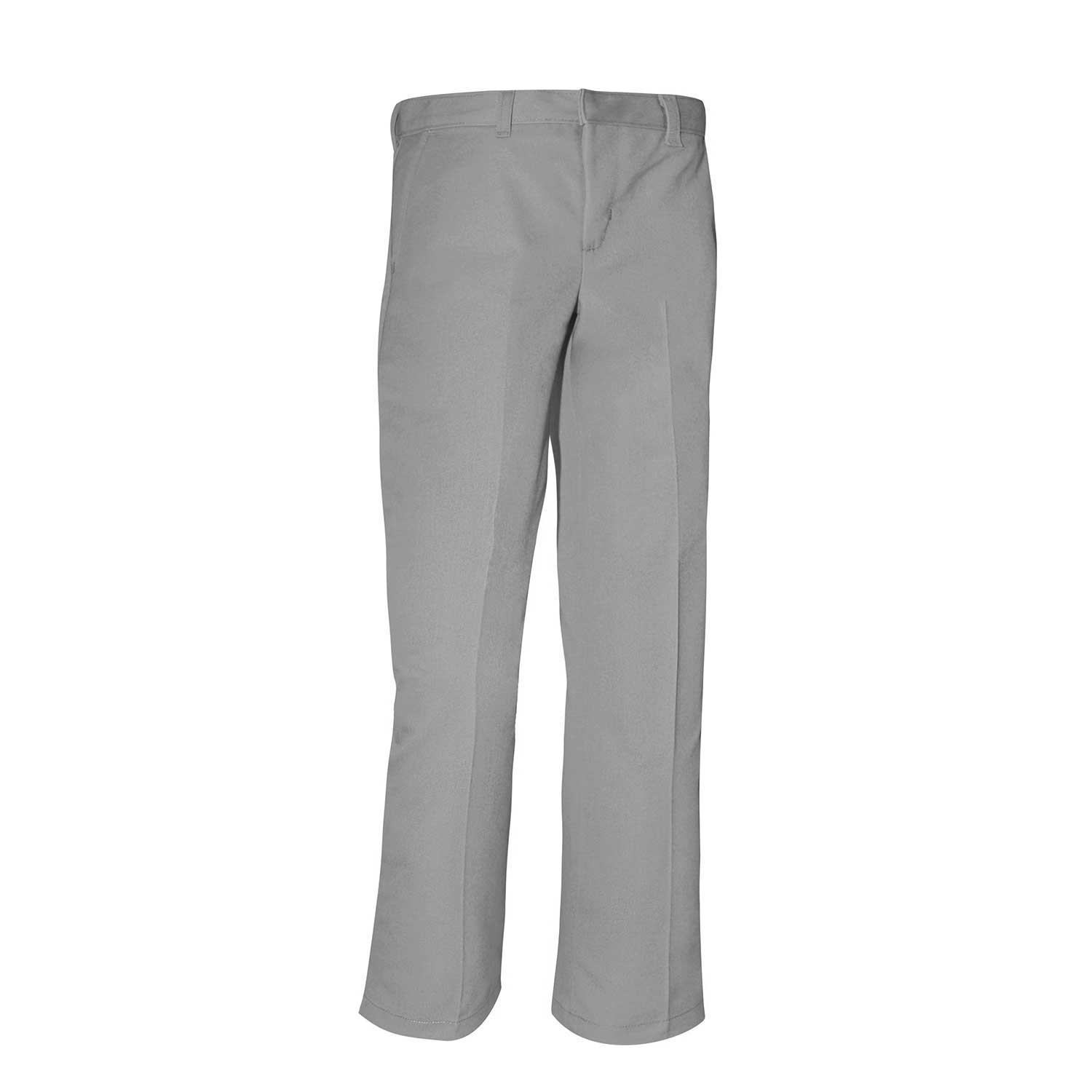Youth MVP Twill Modern Fit Flat Front Pants (7893) Grey