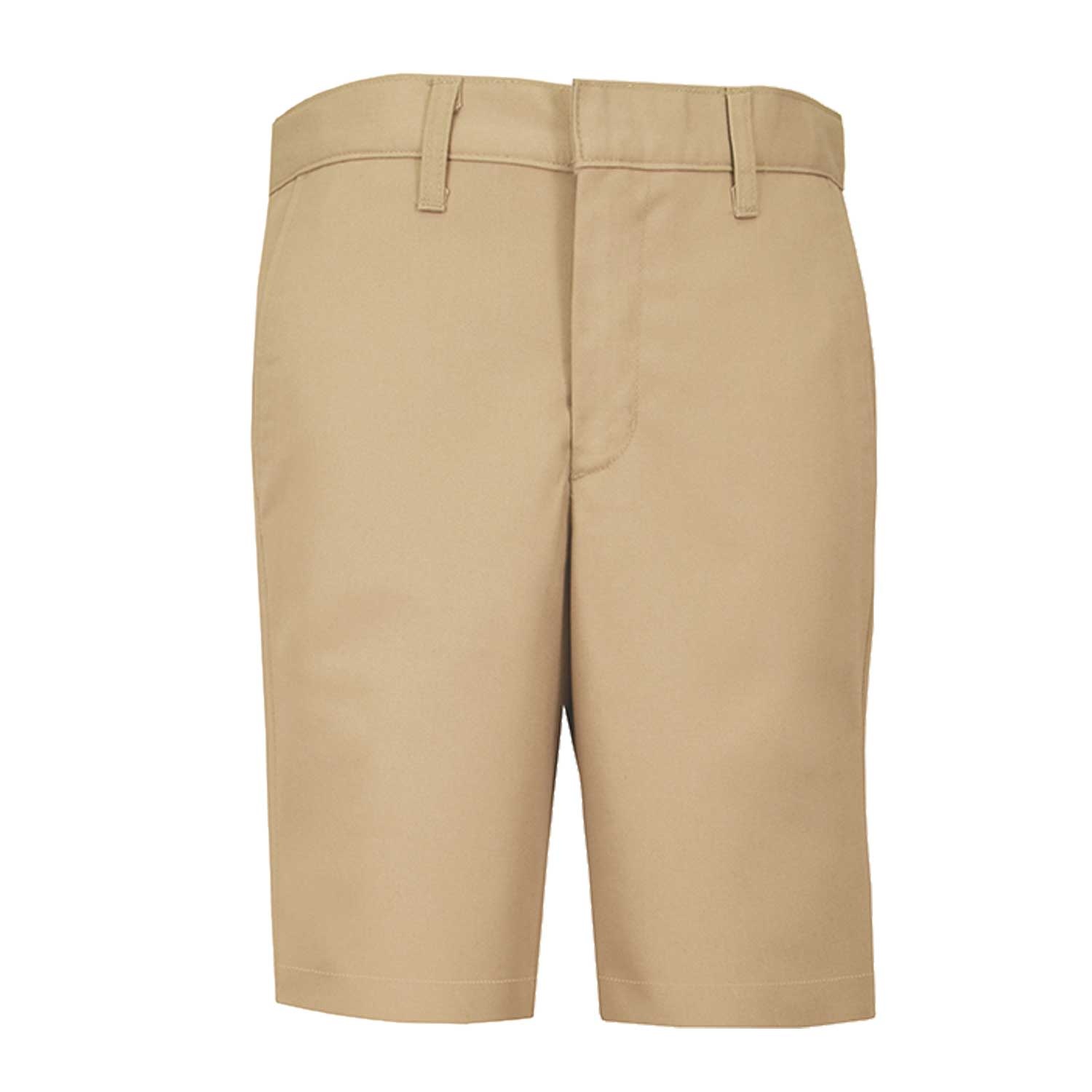 Mens MVP Flex Twill Modern Fit Flat Front Shorts (7898M) Khaki