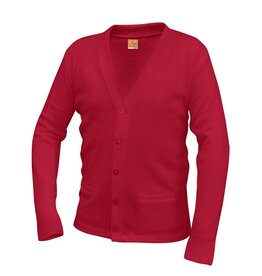 ST MARGARET MARY St. Margaret Mary School Cardigan Red (Girls Only)