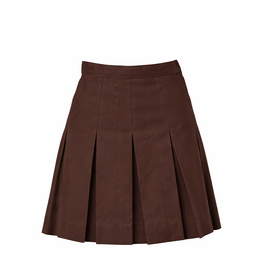 MSS Mayfield Senior School (MSS) Brown Solid Skirt