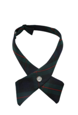 ST MONICA St. Monica Academy Girls Tie PLAID Crossover One Size