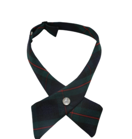 ST MONICA St. Monica Academy Girls Tie PLAID Crossover One Size