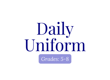 Our Lady of Lourdes School (LA) | Daily Uniform | 5-8