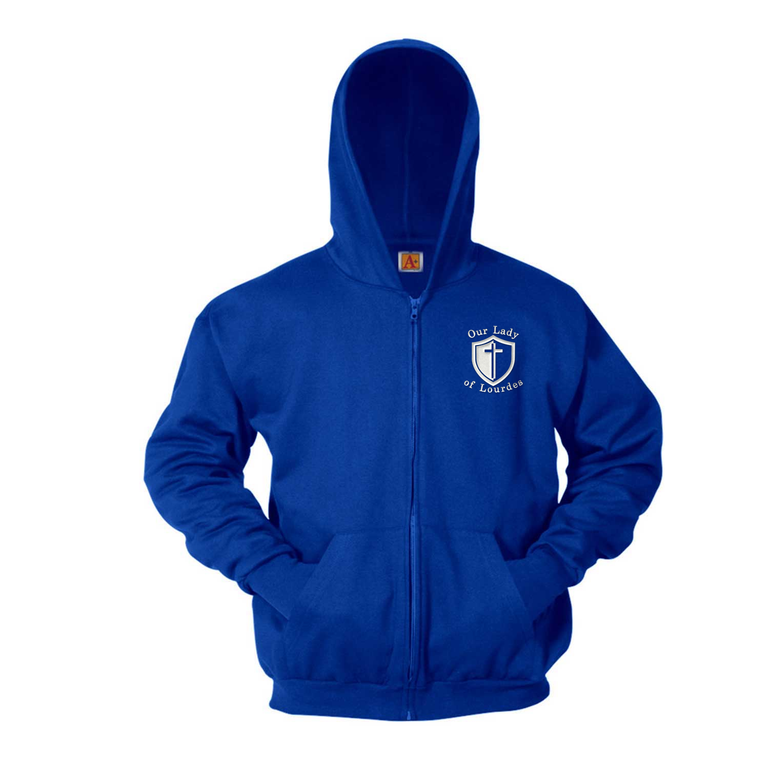 OLL-LA Our Lady of Lourdes School (OLL-LA)  Zipper Sweatshirt