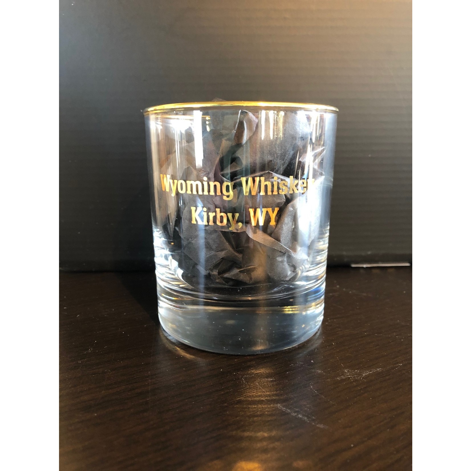 Gold Rim 9oz Old Fashioned Glass