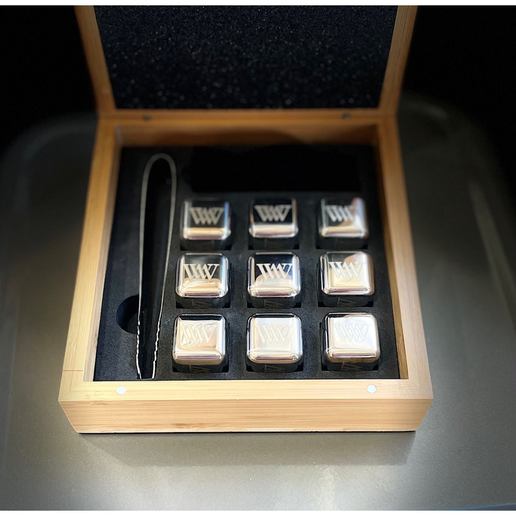 Stainless Steel Whiskey Stone Set