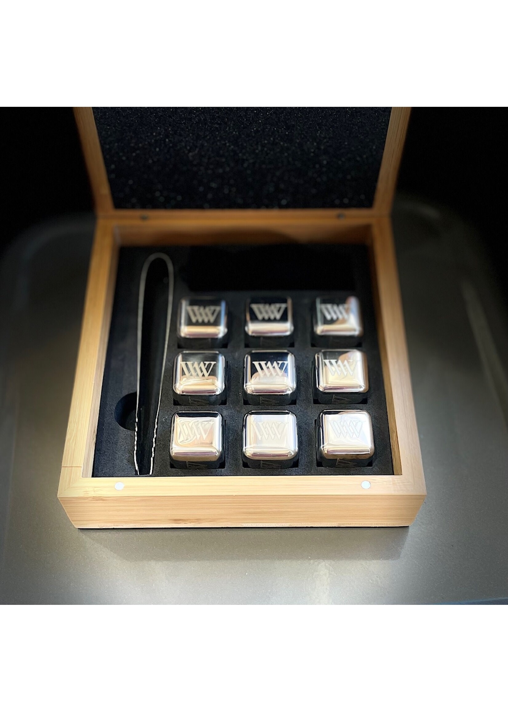 Stainless Steel Whiskey Stone Set