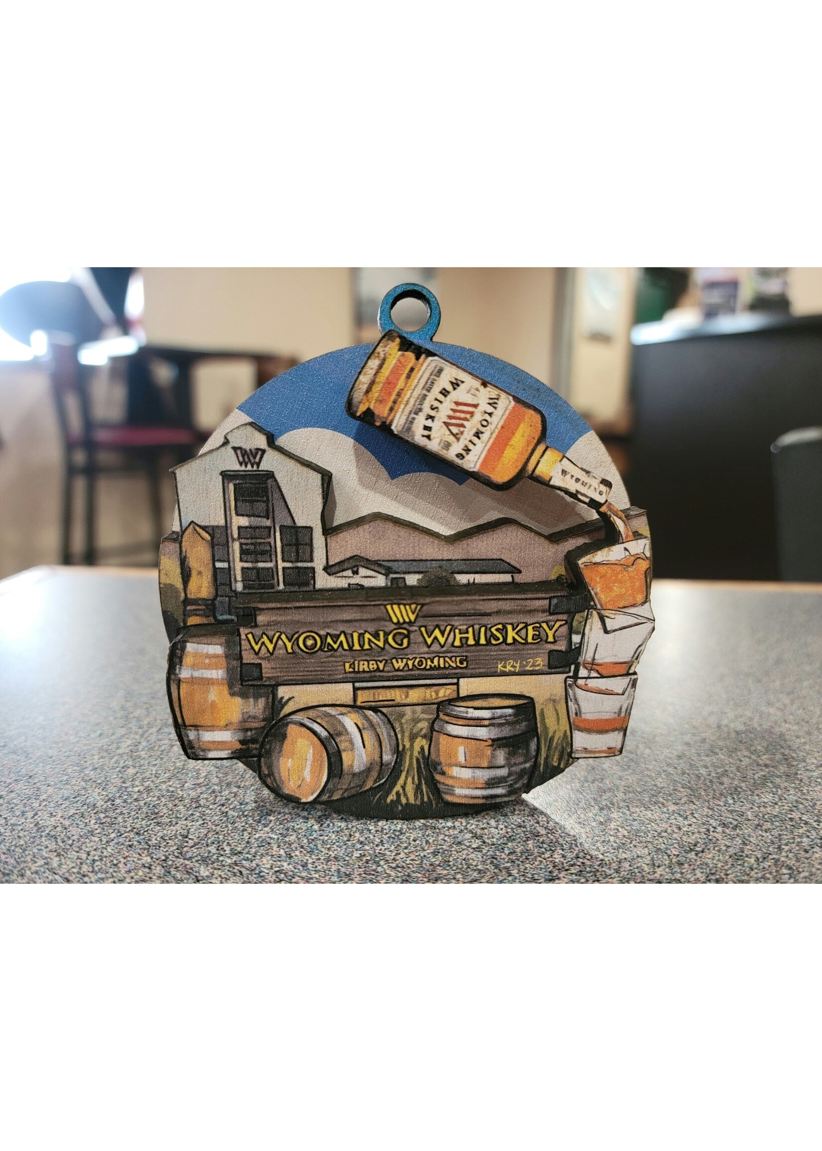 3D Distillery Ornament