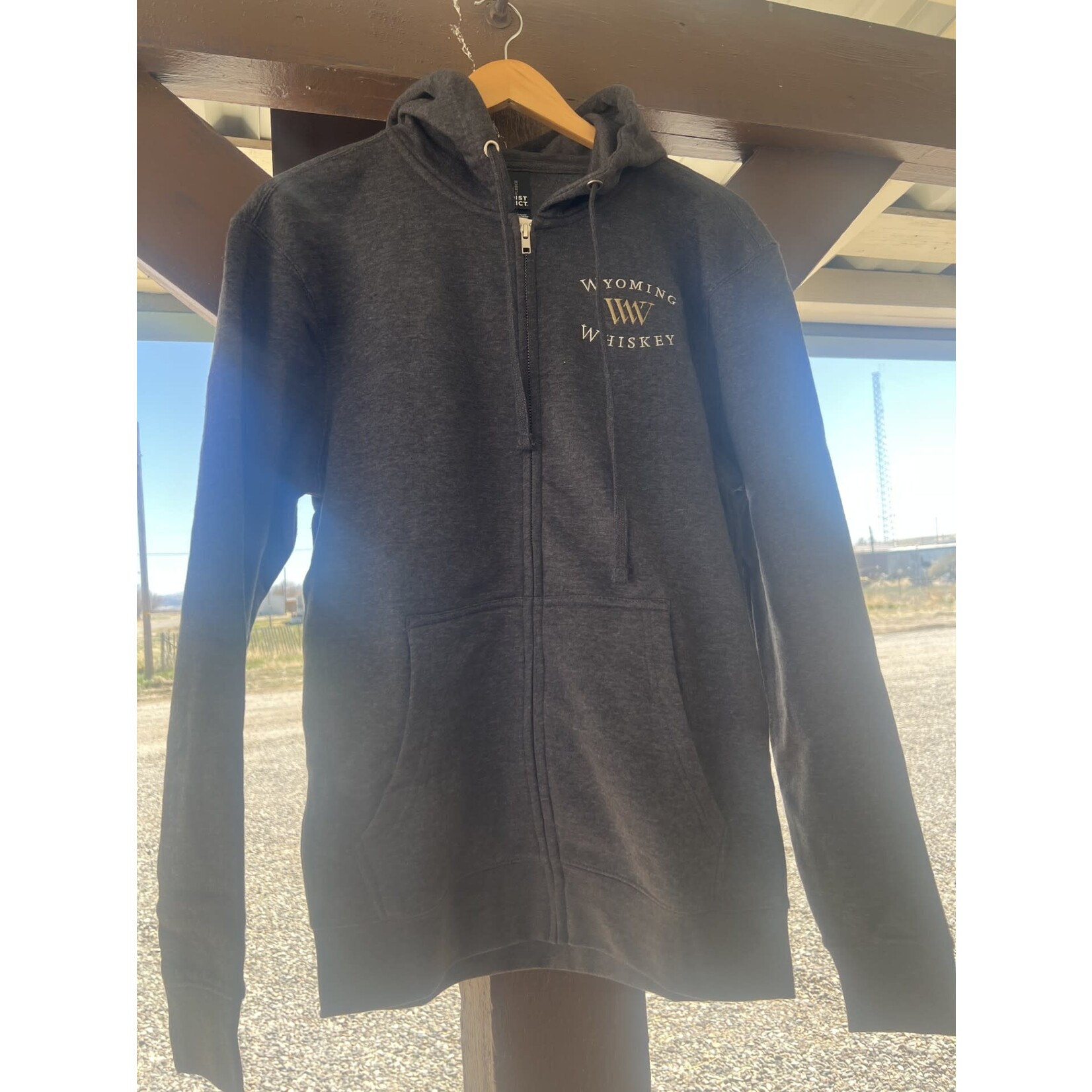 District Full Zip Hoodie Charcoal Heather