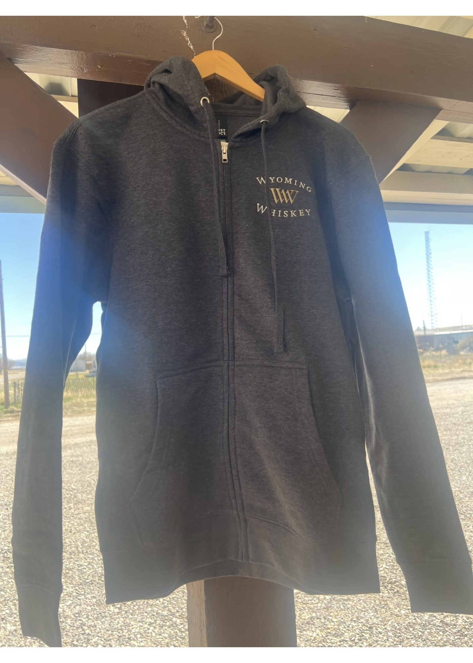 District Full Zip Hoodie Charcoal Heather