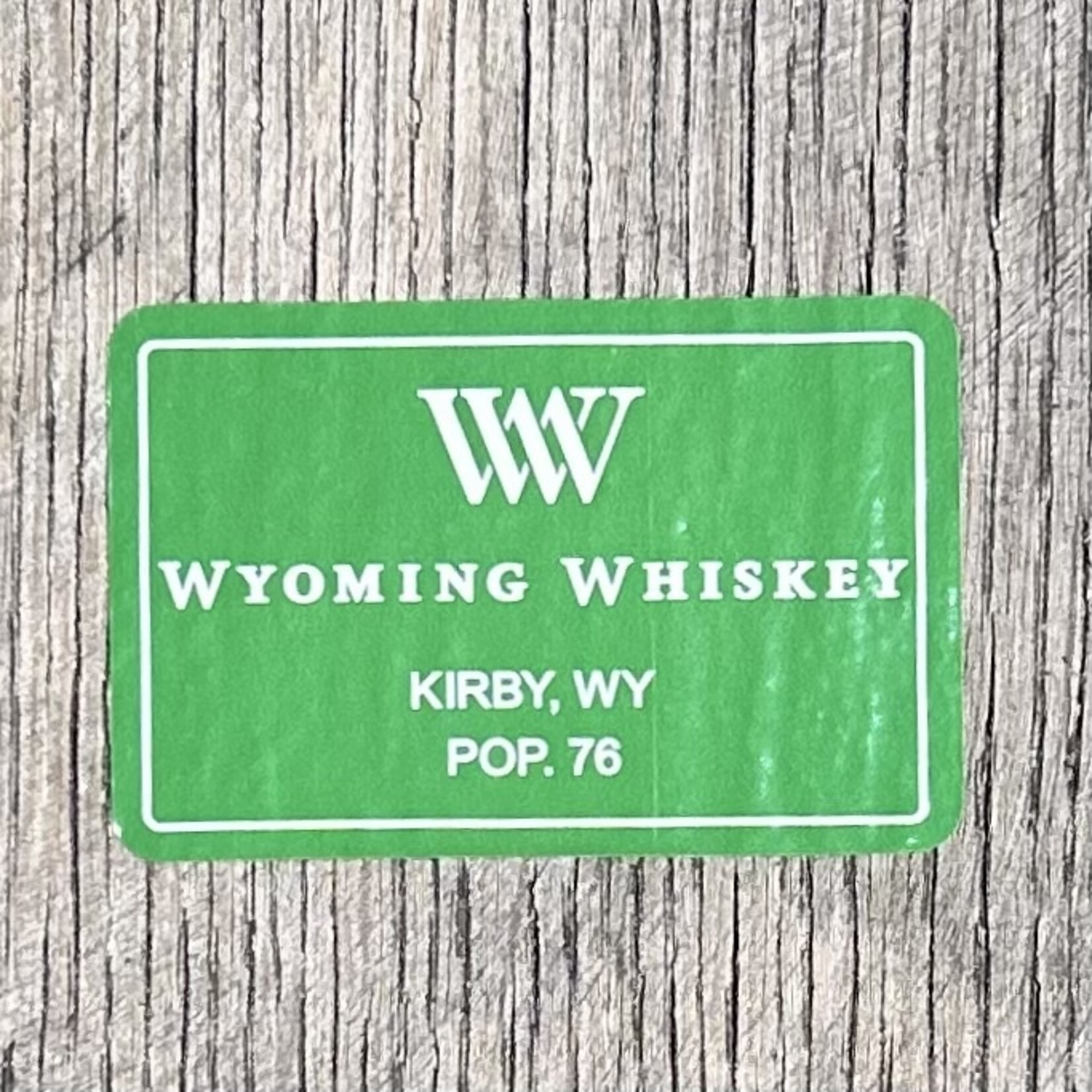 Sticker - Kirby Population Sign