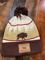 L2 Wyoming Whiskey Brown Buffalo Beanie