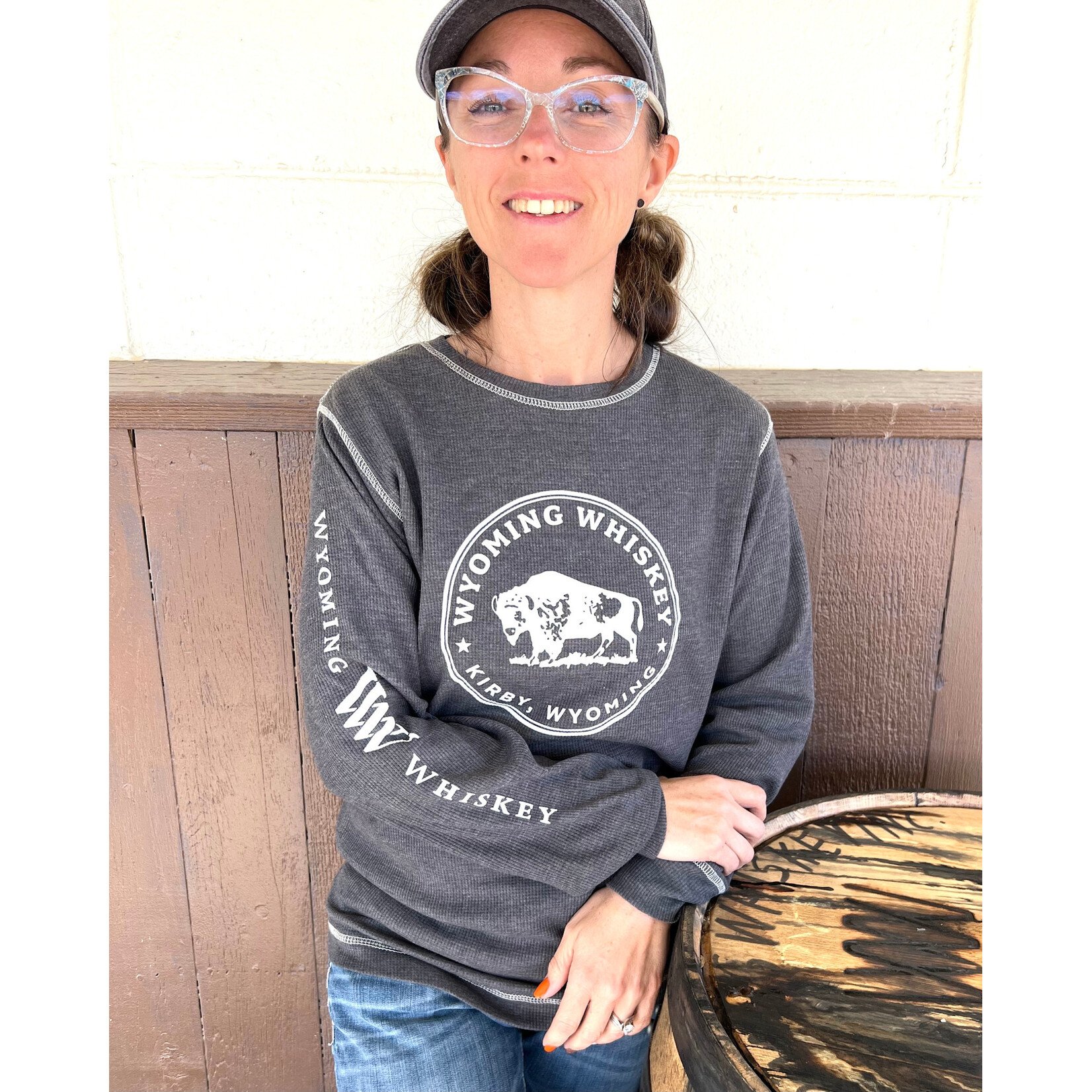 EGrandstand Waffle Long Sleeve Buffalo Seal