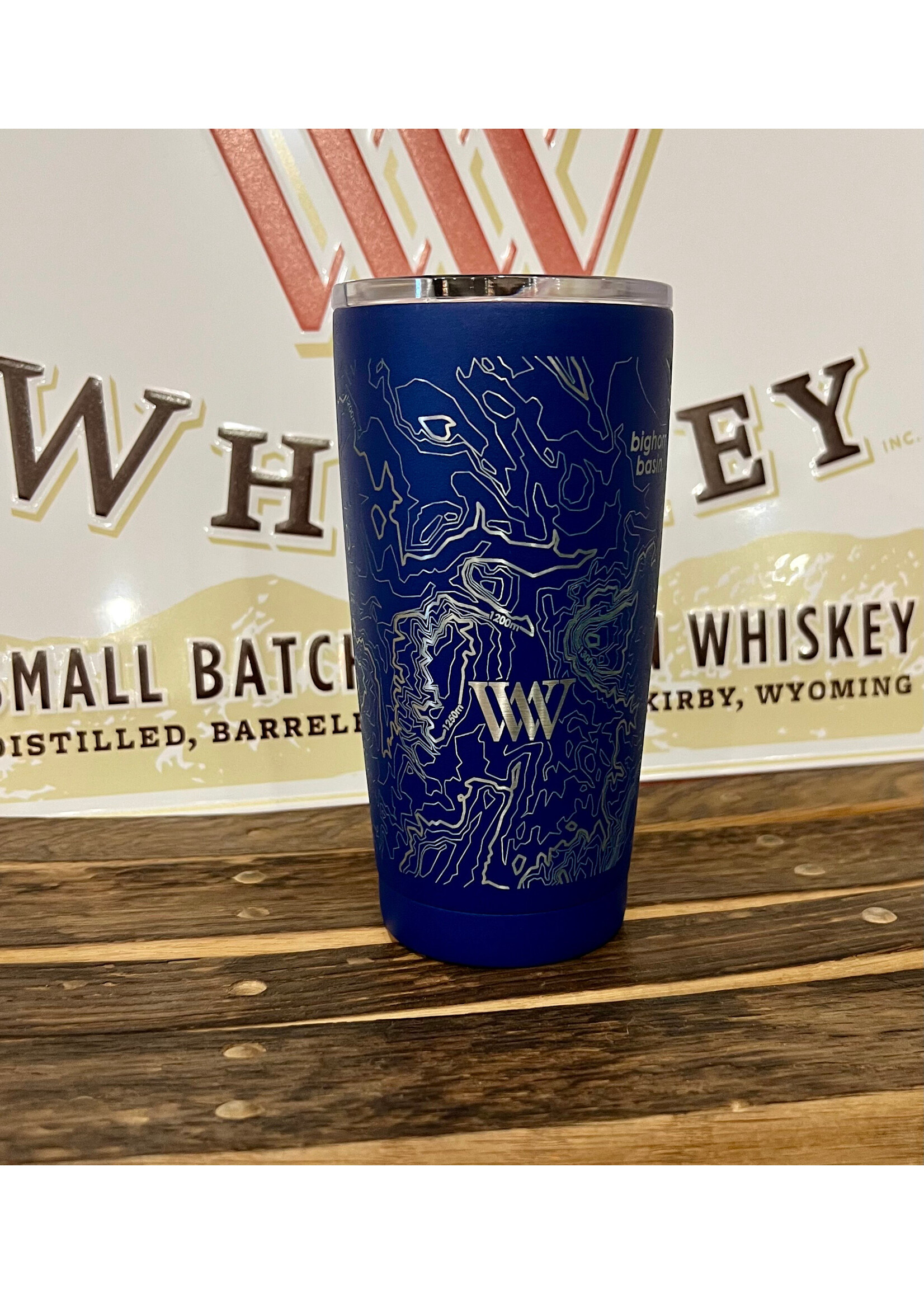 Well Told Design Topography map 20oz Tumbler