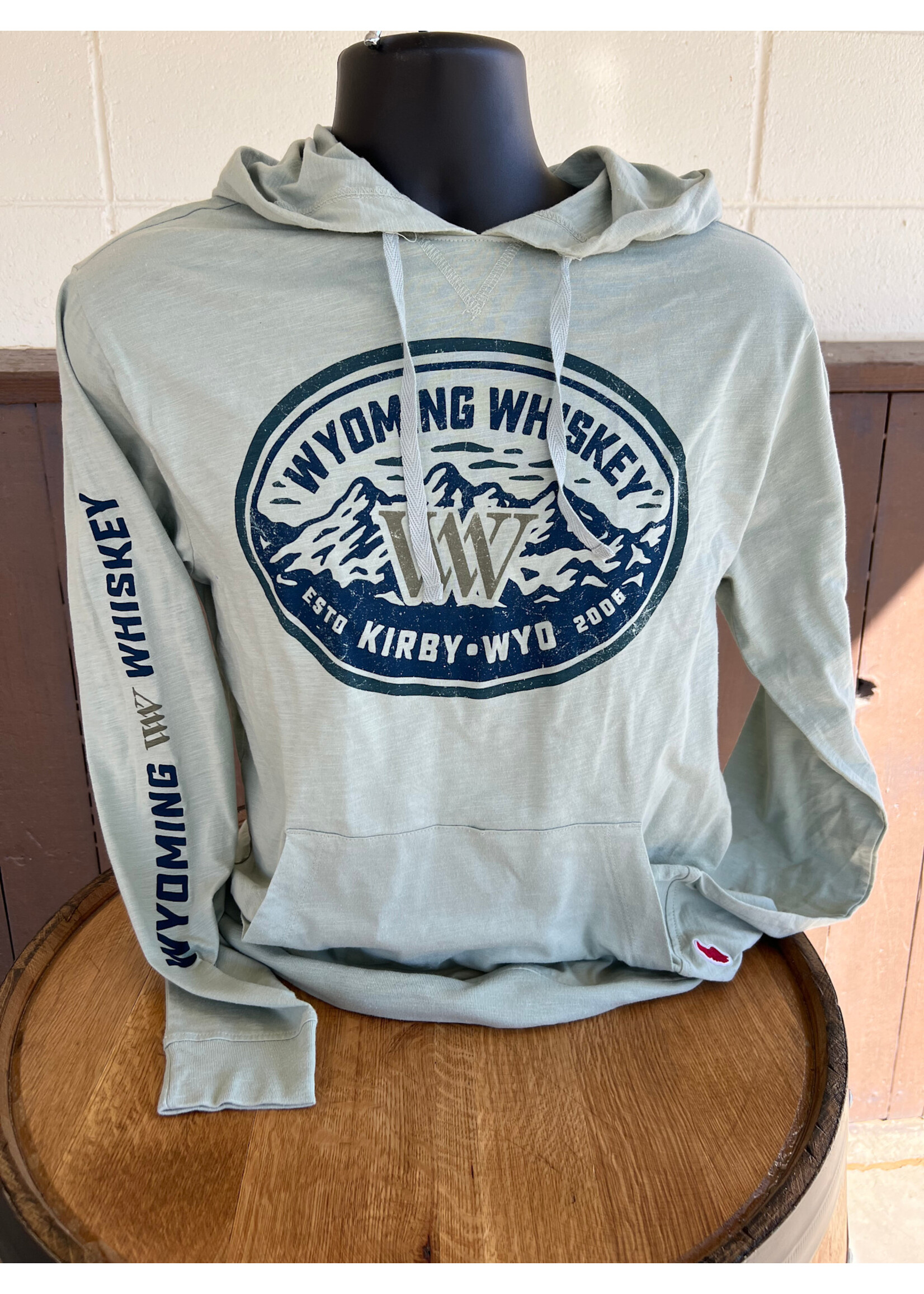 Wyoming Whiskey Buckle Lightweight Hoodie
