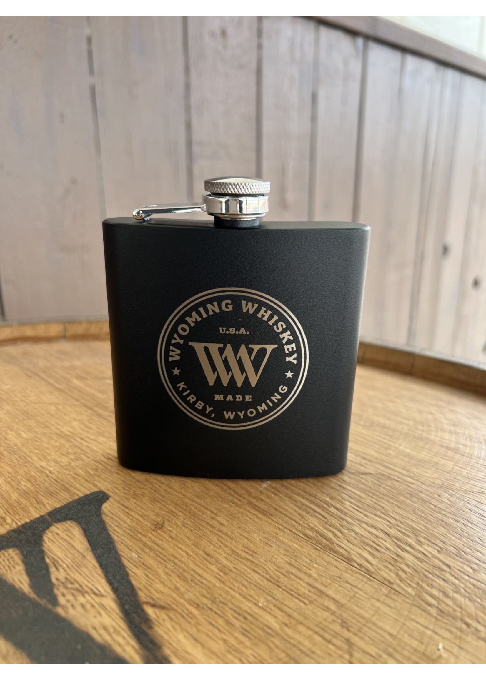 WW Laser Engraved Flask 6oz.