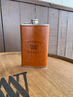 WW 10oz Leather Flask