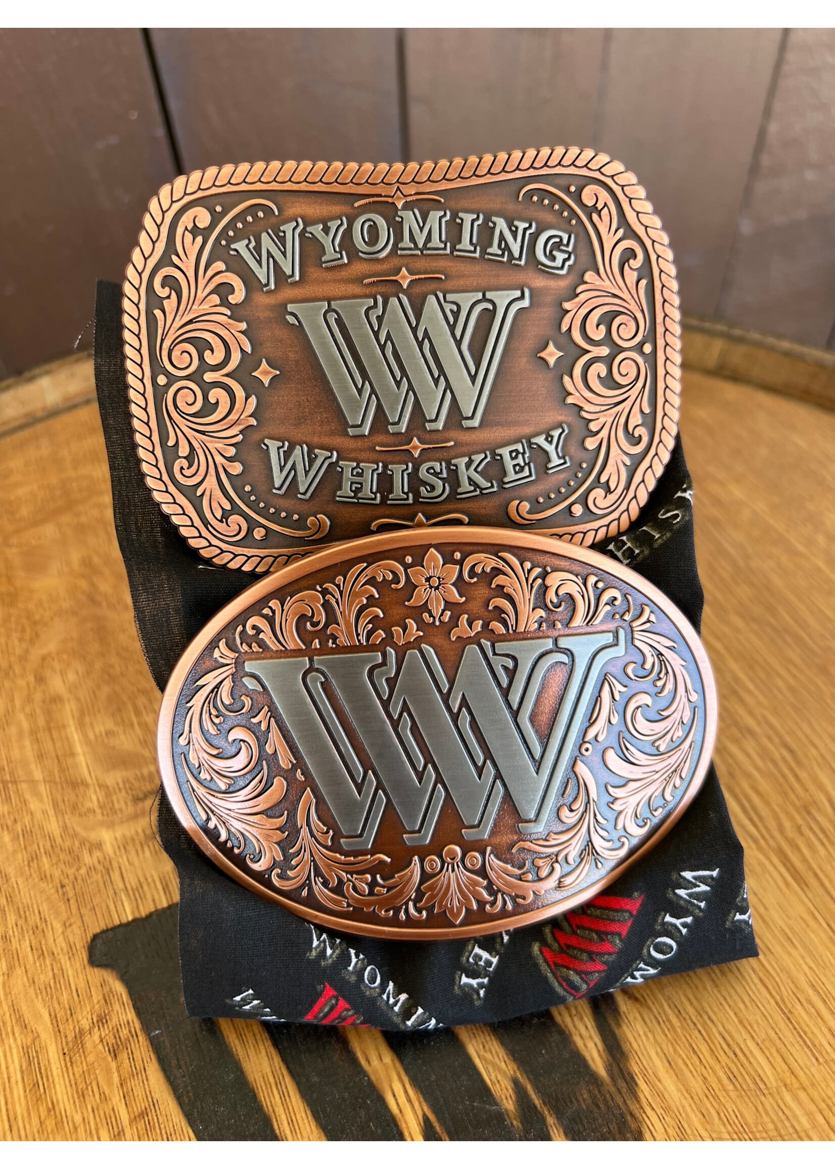 Wyoming Whiskey Belt Buckle