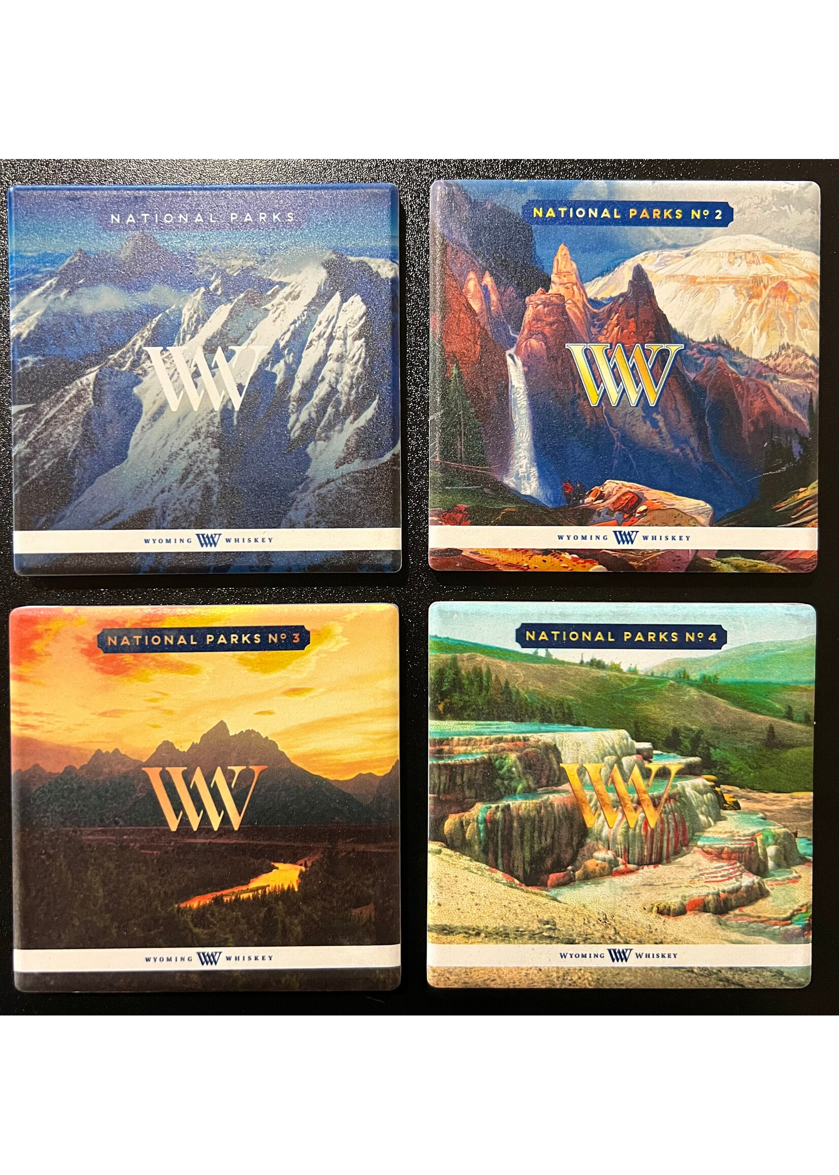 WW National Parks Series 1-4 Ceramic Coasters