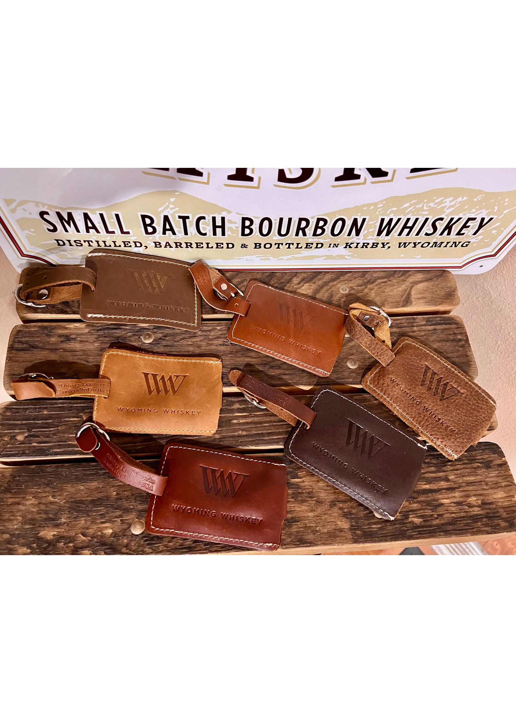 WW Leather Luggage Tag