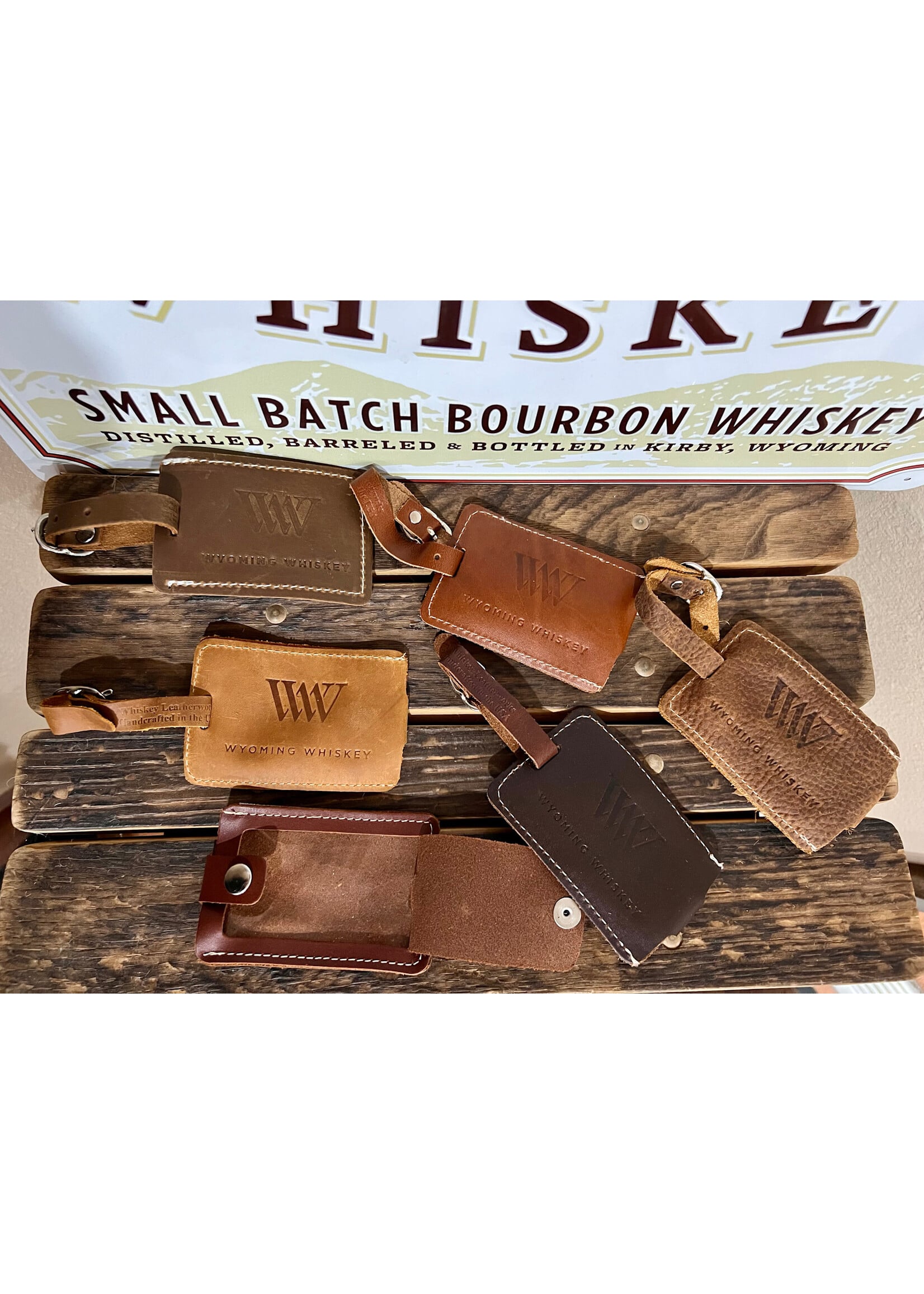 WW Leather Luggage Tag
