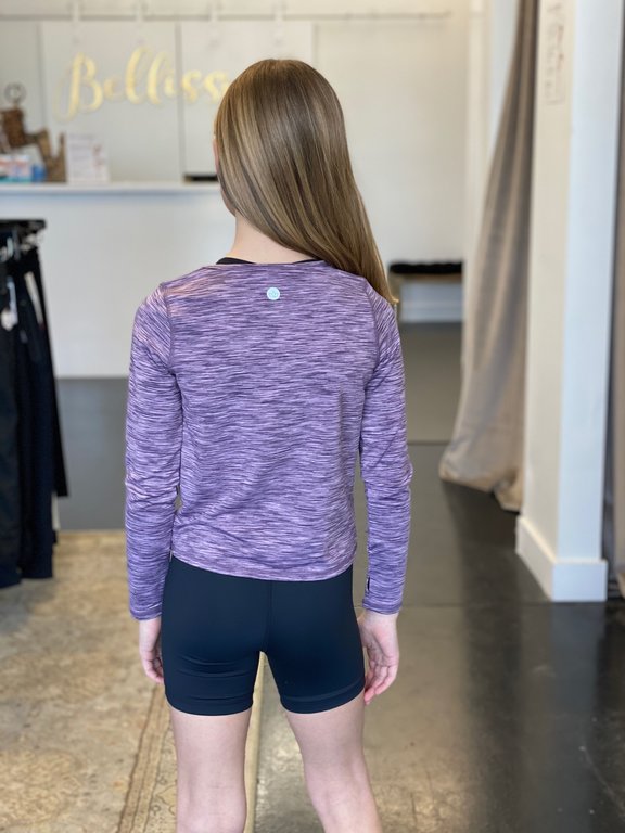 Jill Yoga JY Wrap Front L/S Top