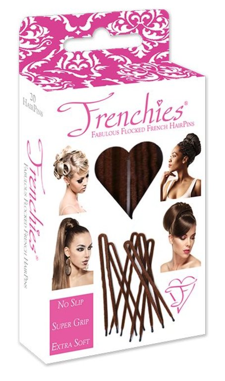 Flocked French Hair Pins - Bellissimo