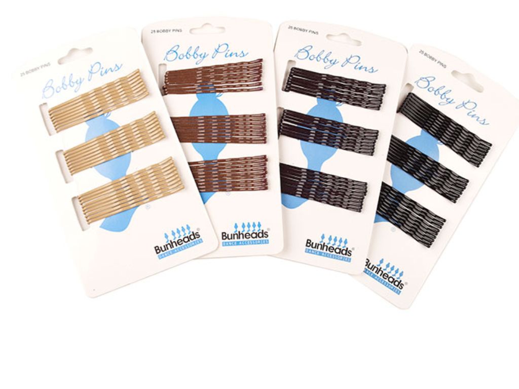 Bun Heads Bobby Pins Black Bellissimo