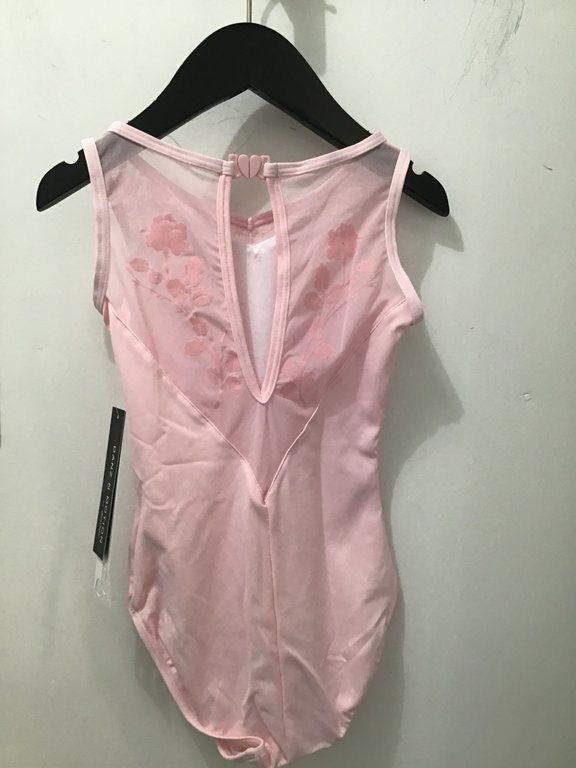 Danshuz DS Sheer Back Flocked Leo - Youth
